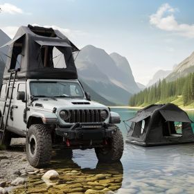 Offroad Foldable 2-3 People Amphibious Inflatable Car Roof Top Tent for camping Outdoor Glamping Camping Tent for SUV