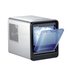Countertop Ice Maker, 33 lbs per Day, Self-Cleaning Portable Machine with Scoop, Drawer-Style Ice Access