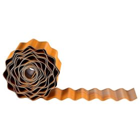 Carbon Steel Landscape Edging, 40 ft x 6 in Steel Edging for Landscaping with Gloves, Easy-to-Install Bendable Metal Strips